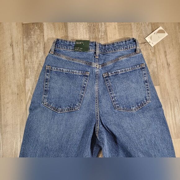 NWT wild fable 90s super high rise baggy 4/27 woman jean - Picture 5 of 7